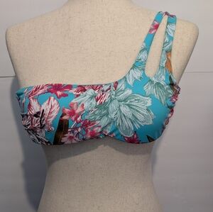 Miss Bikini New Floral One-Shoulder Bikini Top